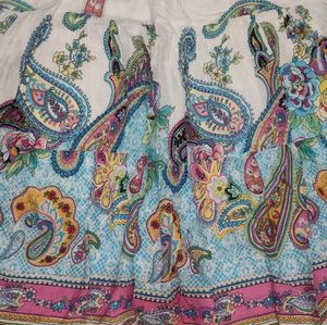 Boho Paisley Print Dress