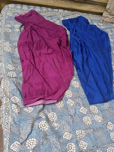 Purple and Blue salwar