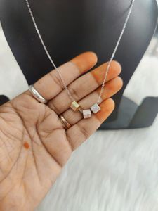 92.5 Sterling Silver Light Weight Necklace