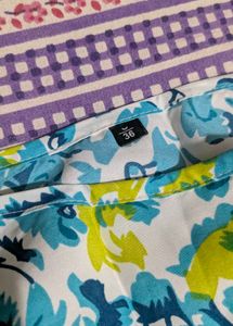 Blue &amp; White Printed Midi Dress Adjustable Straps