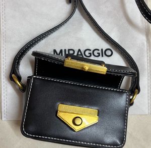 Miraggio Black Crossbody Bag