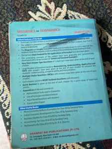 Statistics for Economics Class XI Book