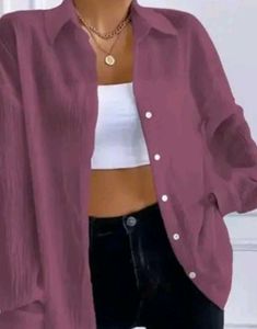 Women's Oversized Button-Down Shirt