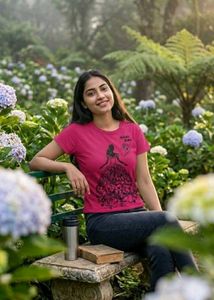 Stylish Pink T-Shirt with Graphic Print