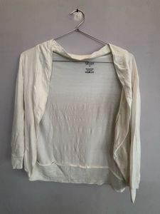white cotton shrug small women