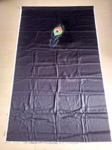 Black Mor-pankh Printed Shirt Febric