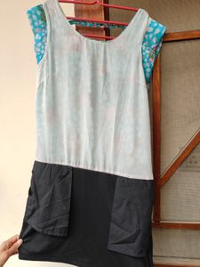 Sky Blue Dress  👗 Made In China