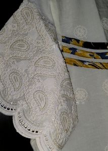 Ladies Top In Hakoba Material For Casual Wear