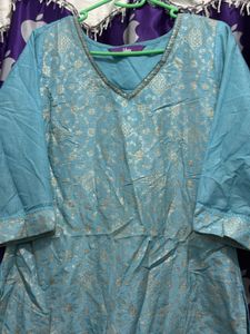 Libas Woven design silk blend kurta set