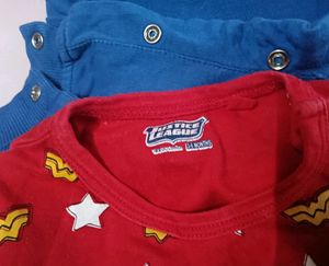 Super Girl Blue Pant Dungaree-3-6 months
