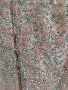 Stunning Peach Embellished Gown