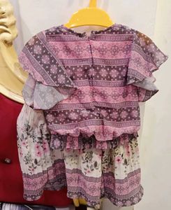 Cute Pink Floral Printed Coord Set