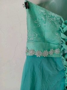 Stunning One Shoulder Floral Gown