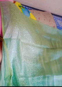 New Zimmi Choo Saree With Stitched Blouse