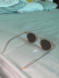 Round Pink Frame Sunglasses