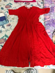Grace Dress - Vibrant Red