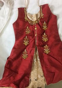 Silk and net Stone Work Dress