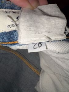 Japanese Brand Distressed Paint Splatter Jeans