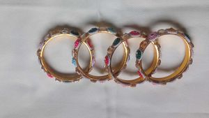 Colorful Ethnic Bangles Set✨🌈