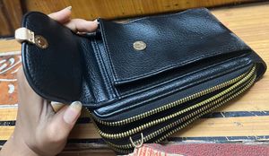 Black Faux Leather Wallet