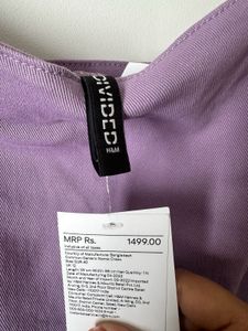 Purple Spaghetti Strap Mini Dress