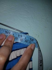 Blue &amp; White Striped Pajama Pants