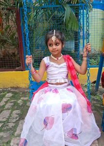 Adorable Girl's Lehenga Choli Set