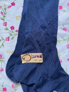 Oscar de la Renta Navy Socks