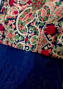 Elegant Embroidered Anarkali Gown
