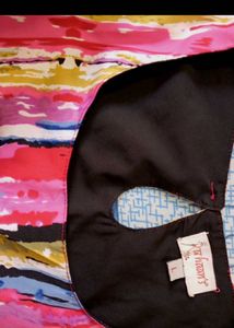 Abstract Print Sleeveless Top