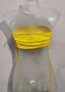 Bright Yellow Tube Top