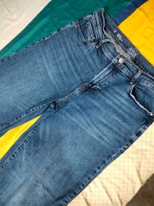 Stylish Wide Leg Cropped Denim Jeans