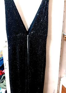 Sparkly Black Sequin Dress