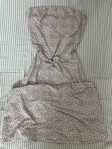 Floral Print Strapless Maxi Dress