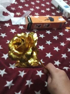 Golden Artificial Rose