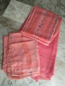 4piece Shimmer Jacket Mix Suit Set Unstitched