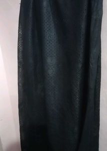 Black Netted Dupatta