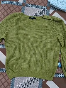 Lightweight Olive Green Knit