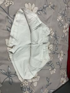 White Denim Shorts