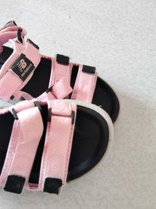 New Balance Pink velcro Sandals