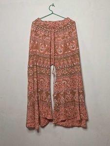 floral printed palazzo | peach | women