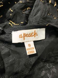 78209. Chic Black Embellished Mini Dress