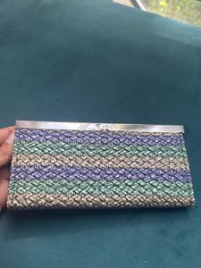 Chic Woven Clutch Wallet