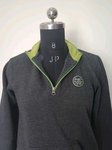 Gray Pullover Sweatshirt