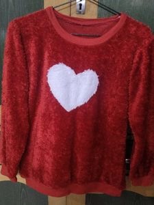 Cozy Heart furr Sweater/top