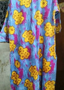 Floral Print Kurta with Pants