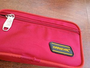 Vibrant Red Karnival Pouch Bag