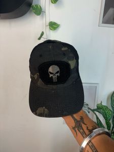 Skull Patch Camo Trucker Hat