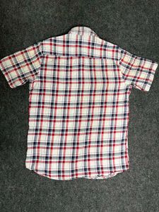 Y2k Men's checks boxy shirt