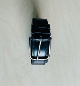 BLACK Leather Belt for Men